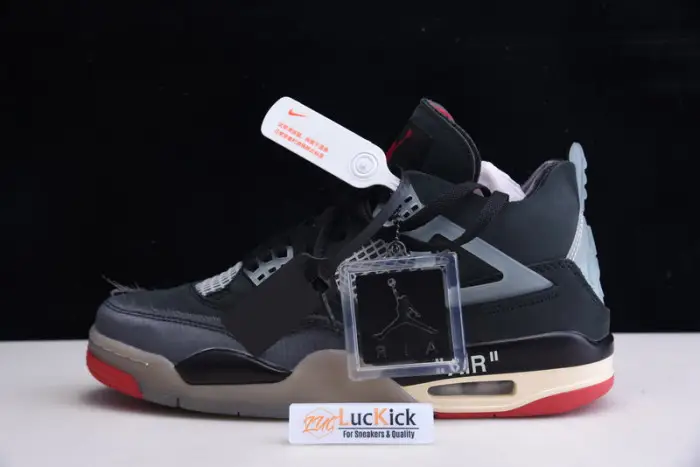 Jordan 4 OW x Air Jordan 4 “Bred” 