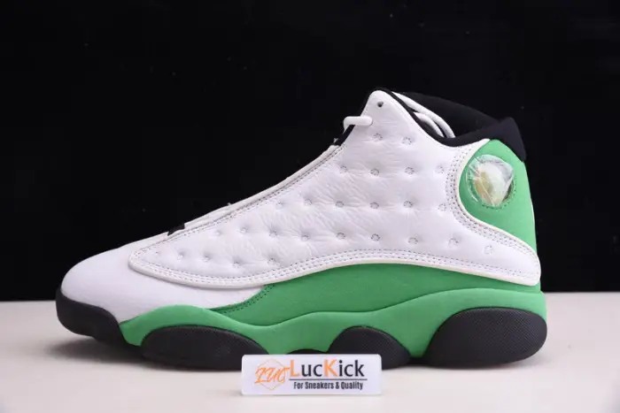 Jordan 13 Retro White Lucky Green 
