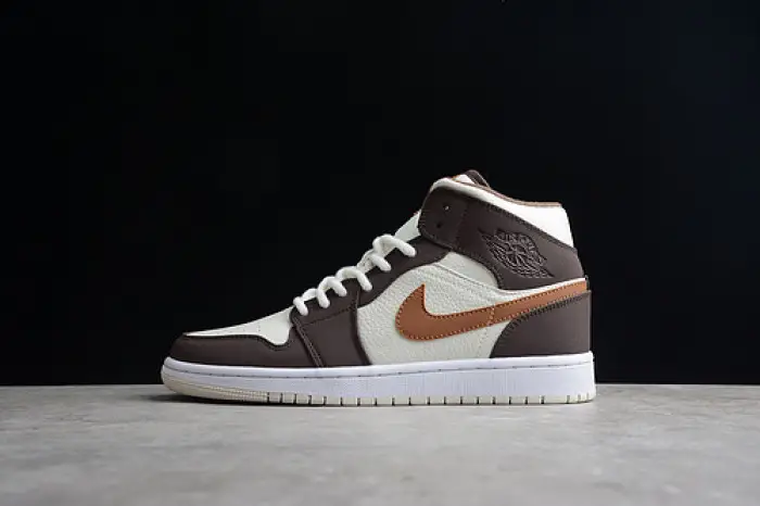 Jordan 1 Mid SE Brown Basalt Oatmeal 