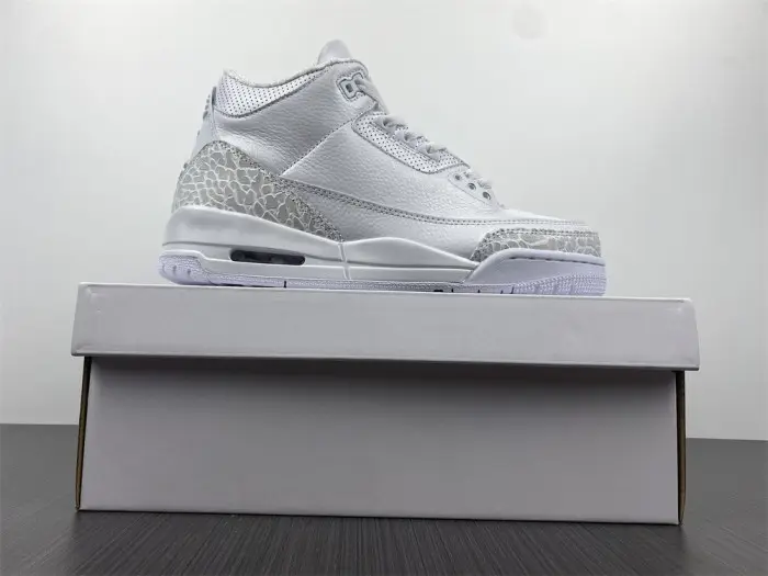 Jordan 3 Retro Pure White 2018 (PS) 