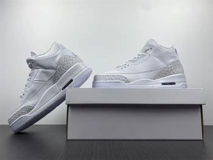 Jordan 3 Retro Pure White 2018 (PS) 
