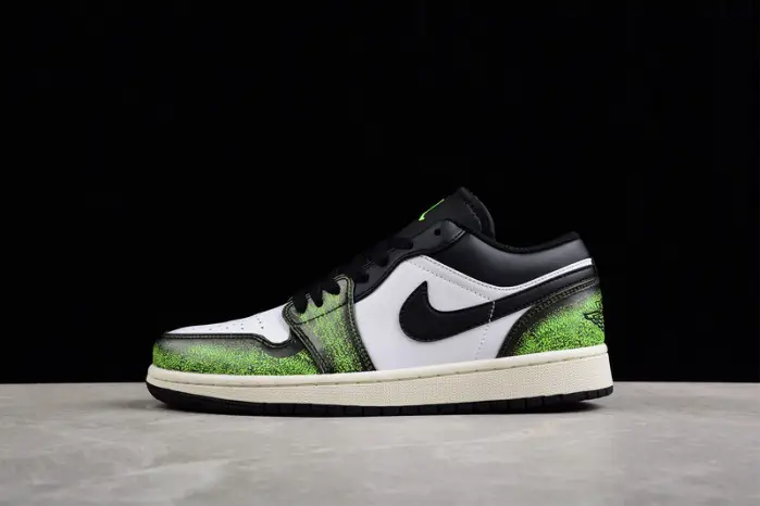 Jordan 1 Low Wear Away Electric Green 