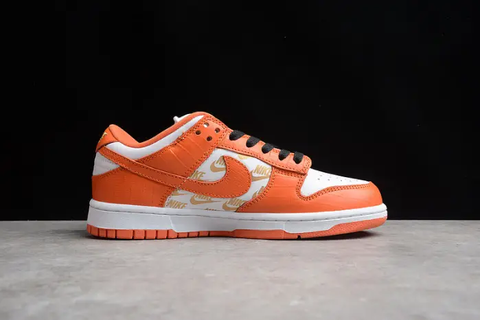 Nike SB Dunk Low white and orange 
