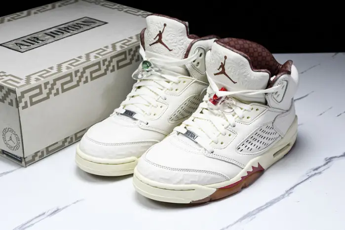 Air Jordan 5 "El Grito" Sail and Dark Pony 