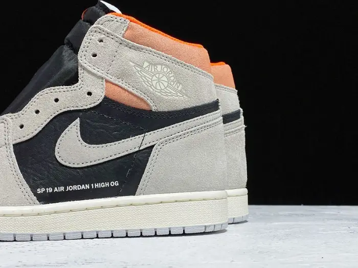 Jordan 1 Retro High Neutral Grey Hyper Crimson 