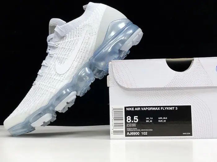 Nike Air VaporMax Flyknit 3 White Pure Platinum 