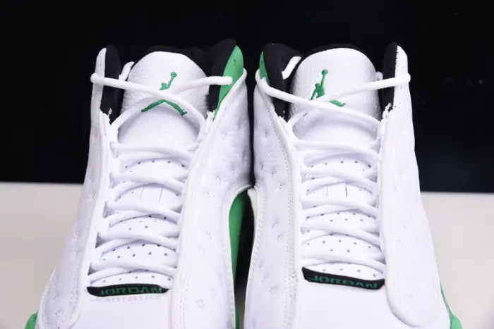 Jordan 13 Retro White Lucky Green 