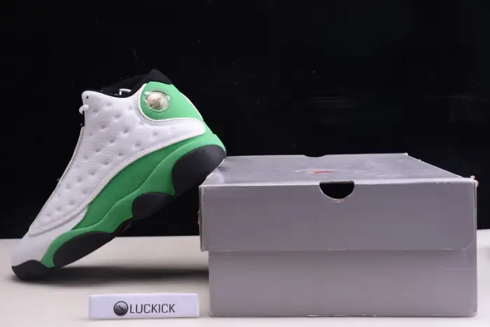 Jordan 13 Retro White Lucky Green 
