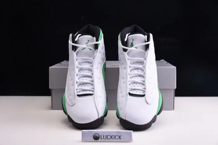 Jordan 13 Retro White Lucky Green 