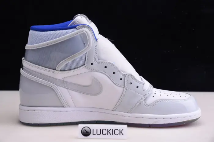 Jordan 1 Retro High Zoom White Racer Blue 