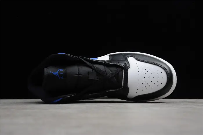 Jordan 1 Mid White Black Royal 