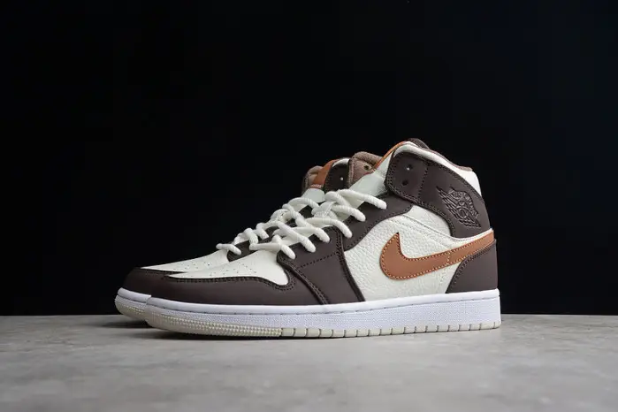 Jordan 1 Mid SE Brown Basalt Oatmeal 