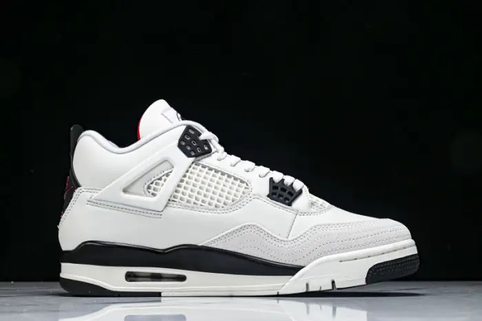 Air Jordan 4“Flight Club”Sail Black-University Red 