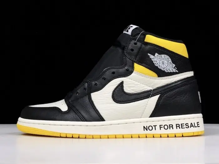 Jordan 1 Retro High "Not for Resale" Varsity Maize 
