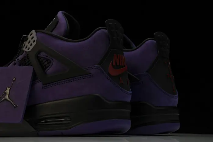 Travis Scott x Air Jordan 4 Retro Purple 