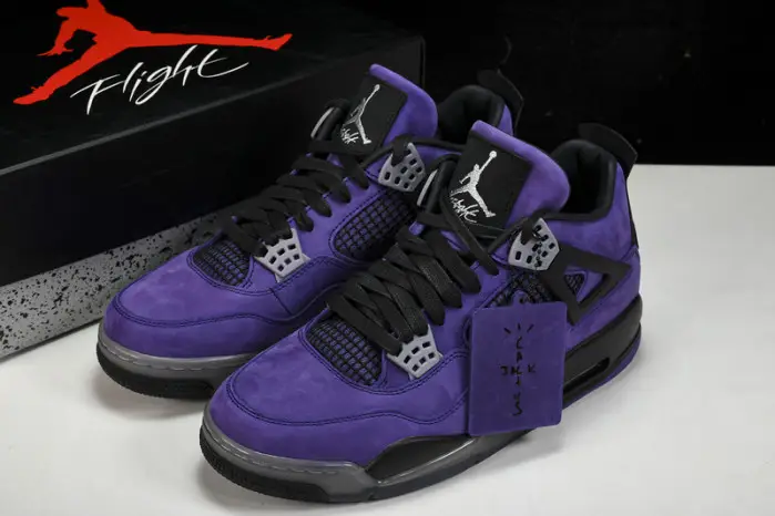 Travis Scott x Air Jordan 4 Retro Purple 