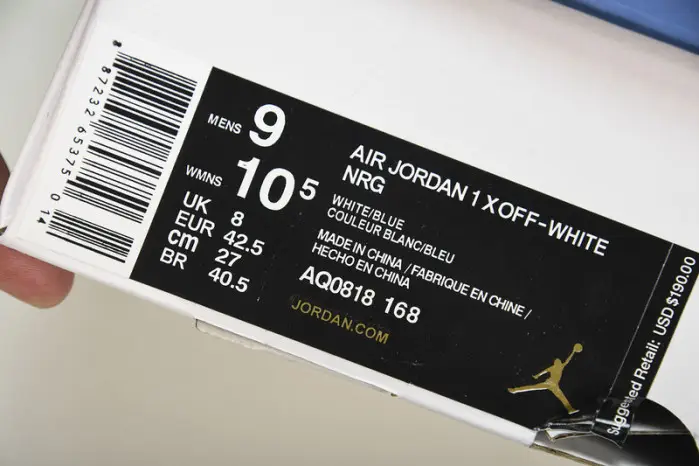 Air Jordan 1 XOFF-WHITE 