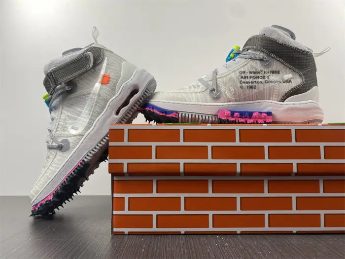 OW x Nike Air Force 1 Mid “white” 