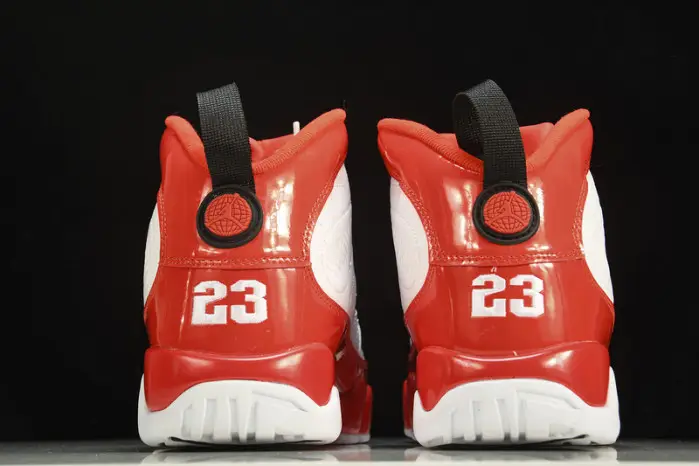 JORDAN 9 RETRO WHITE GYM RED 