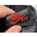 Jordan 1 Retro High Black Satin Gym Red 