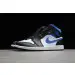 Jordan 1 Mid White Black Royal 