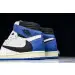 Air Jordan 1 Travis Scott Blank Black Barb  Cap Leather 