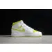 Jordan 1 Mid White Lime (W) 