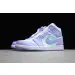 Jordan 1 Mid Purple Aqua 